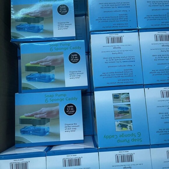 Dish Soap Dispenser Pump and Sponge Holder for Kitchen Sink, 13 Ounces (385ml) - Picture 9 of 9